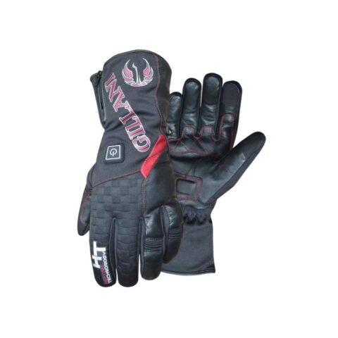 Gillani Heated Ski & Snowboarding Gloves - Goat Skin Leather & Gel Foam (GAPG-0501)