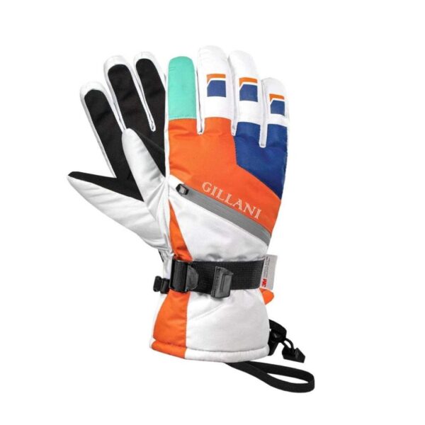 Gillani PU Synthetic Leather Ski Gloves - Stretch Fabric & Hipora Insert (GSG-0501)