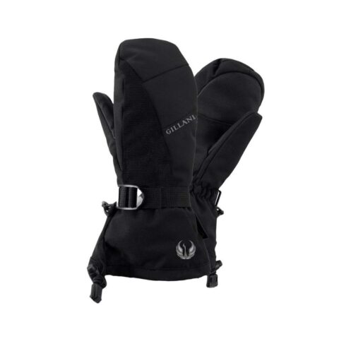 Gillani Softshell Ski Mittens - Synthetic Leather Palm & Fleece Lining (MSG-0069)