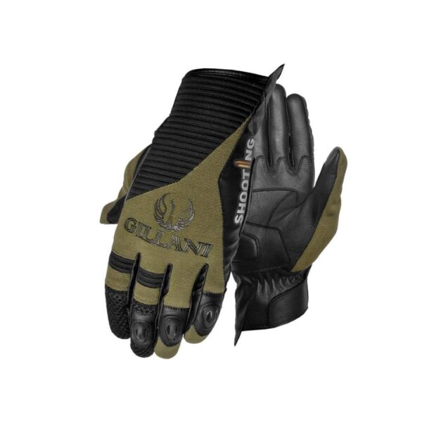 Gillani Police Gloves - Leather Palm & Foamy Mesh Protection (GPTG-0282)