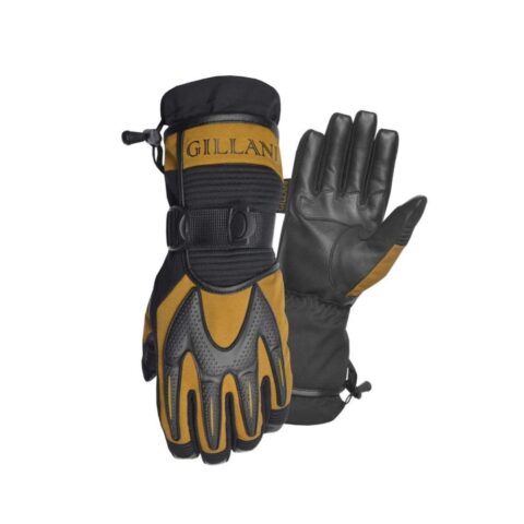 Gillani Police Gloves - Leather Palm & TPR Protection (GMPG-0405)