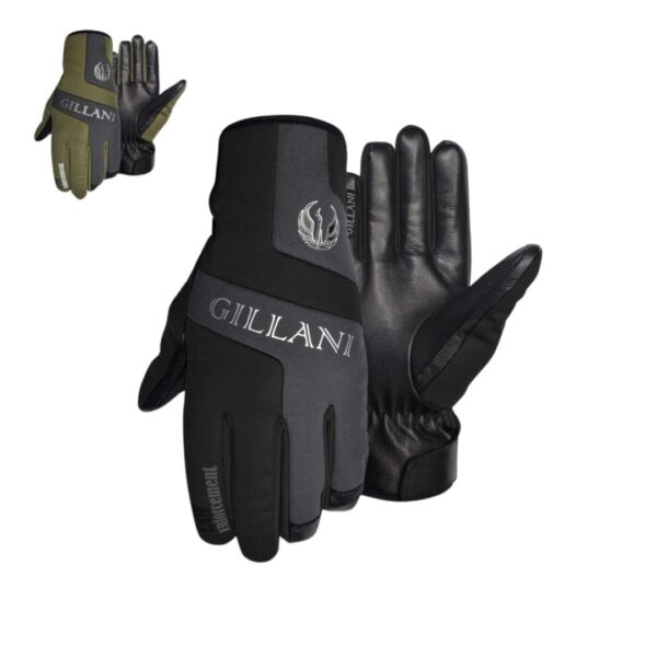 Gillani Tactical Police Gloves - Soft Shell with Leather Palm (GMPG-0403)