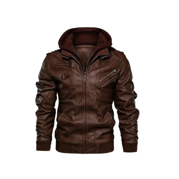 Gillani Men’s Fashion Leather Jacket (GMSFJ-12067)